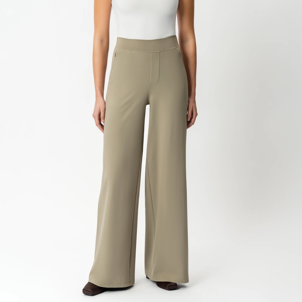 ninepine Asana Wide Pant in Dusky Green NWT XL 28’